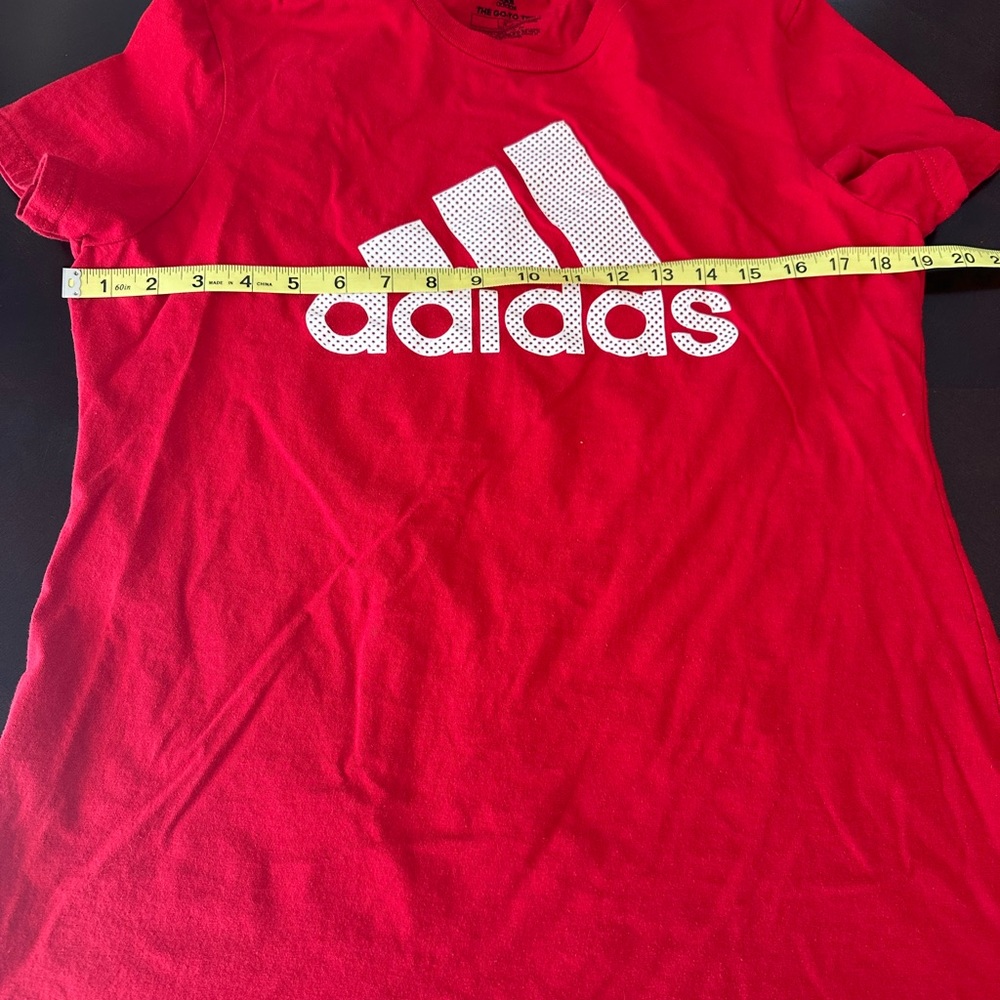 Red Adidas T-Shirt - Picture 2 of 5